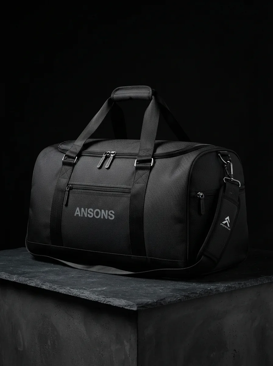 Blackout Gym Duffel custom sports bag product shot