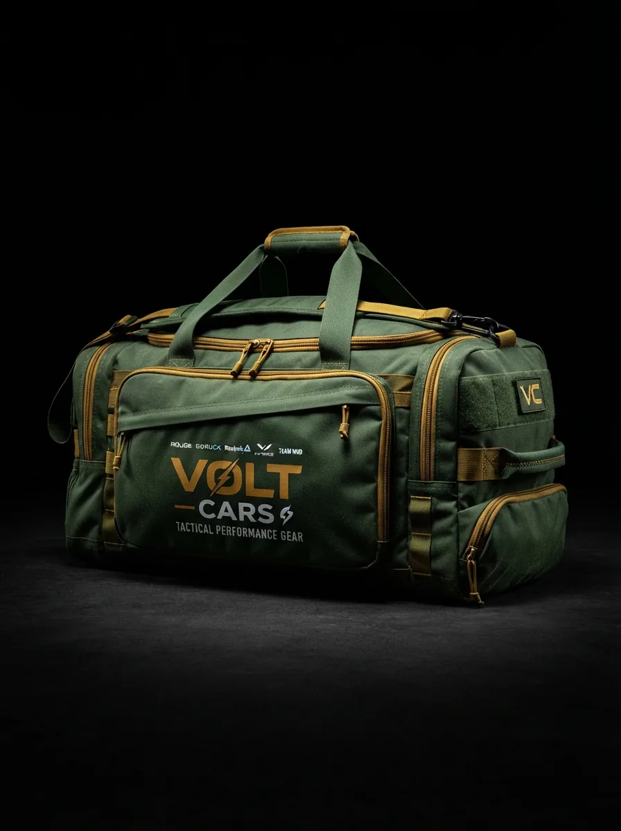 Olive Tactical Duffel custom sports bag product shot