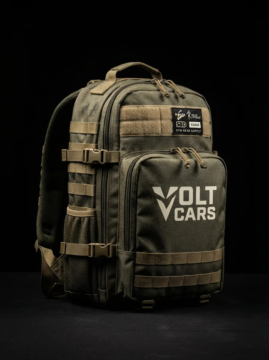 Olive Tactical Backpack custom sports bag product shot