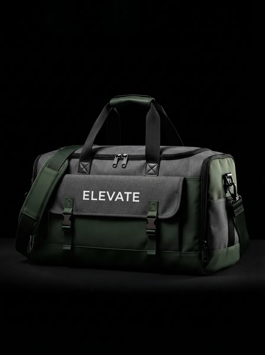 Forest Travel Holdall custom sports bag product shot