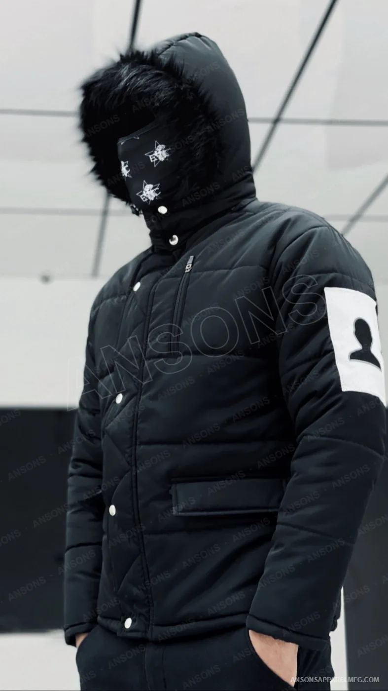 Padded winter jacket