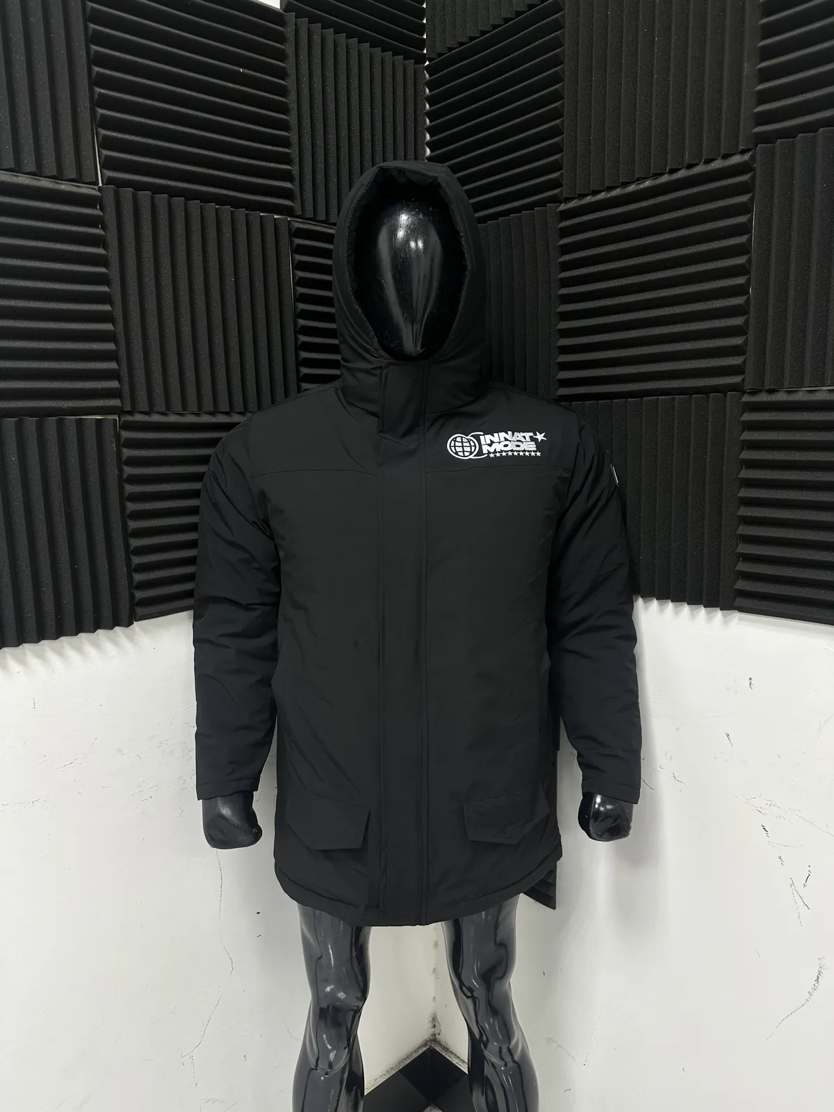 Padded parka — front view
