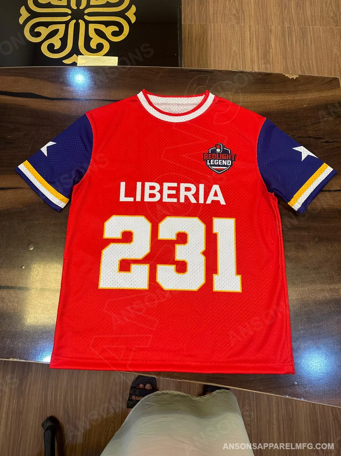 Customized football jersey