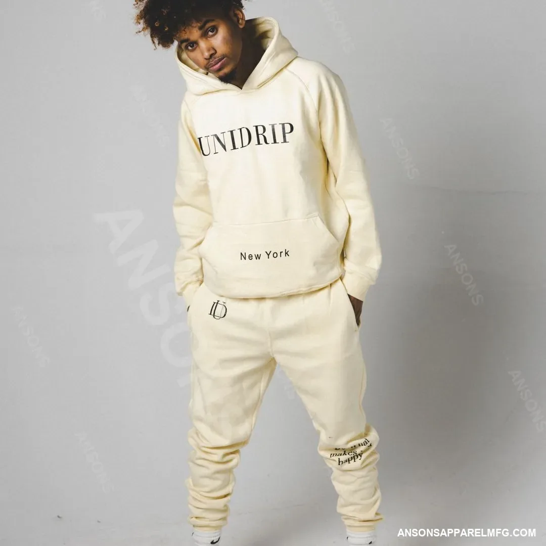 Heavyweight sweatsuit — worn