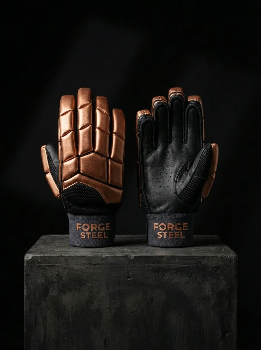 Copper Cricket Batting Glove custom sports gloves product shot