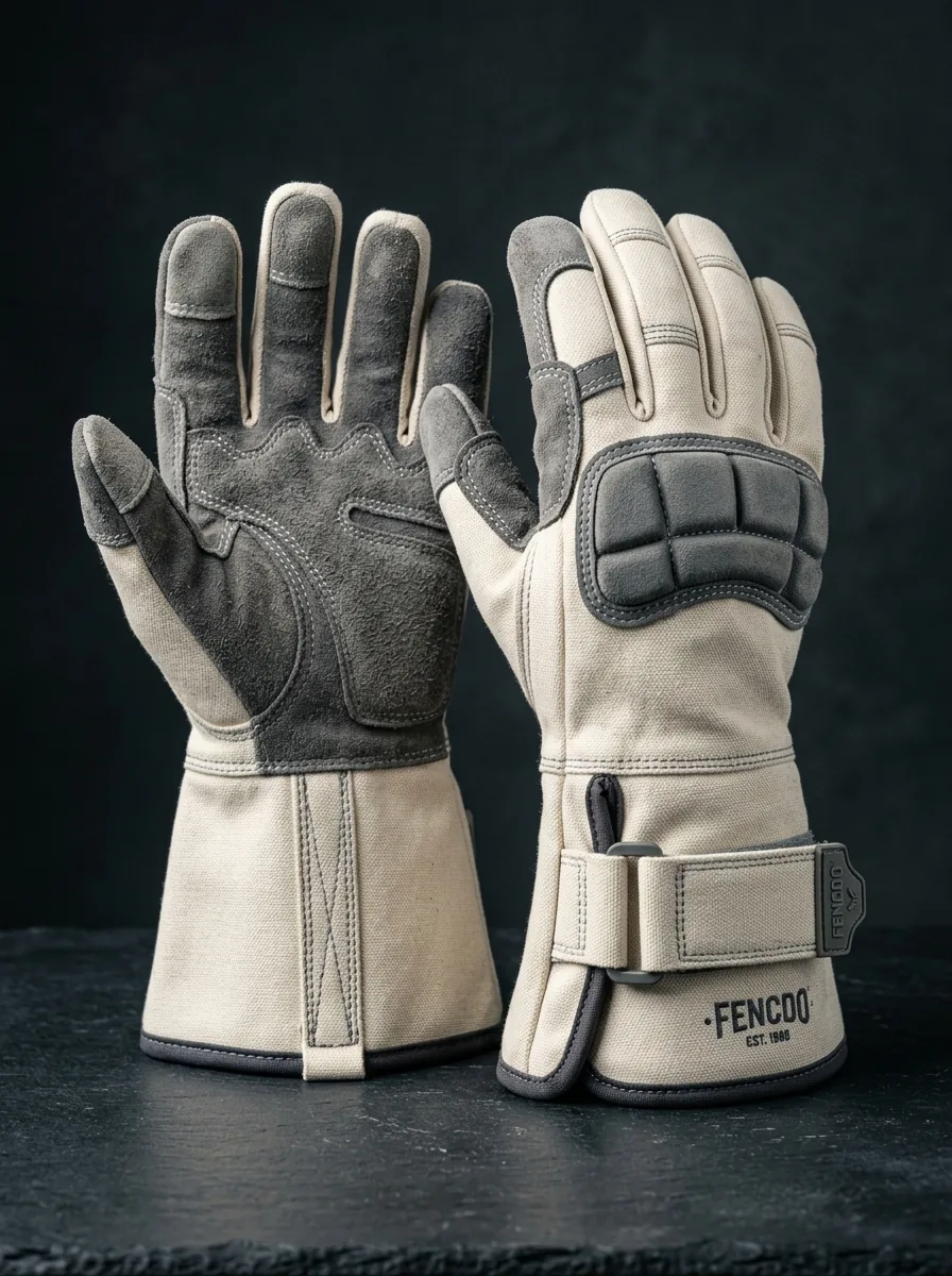 Cream Fencing Glove custom sports gloves product shot