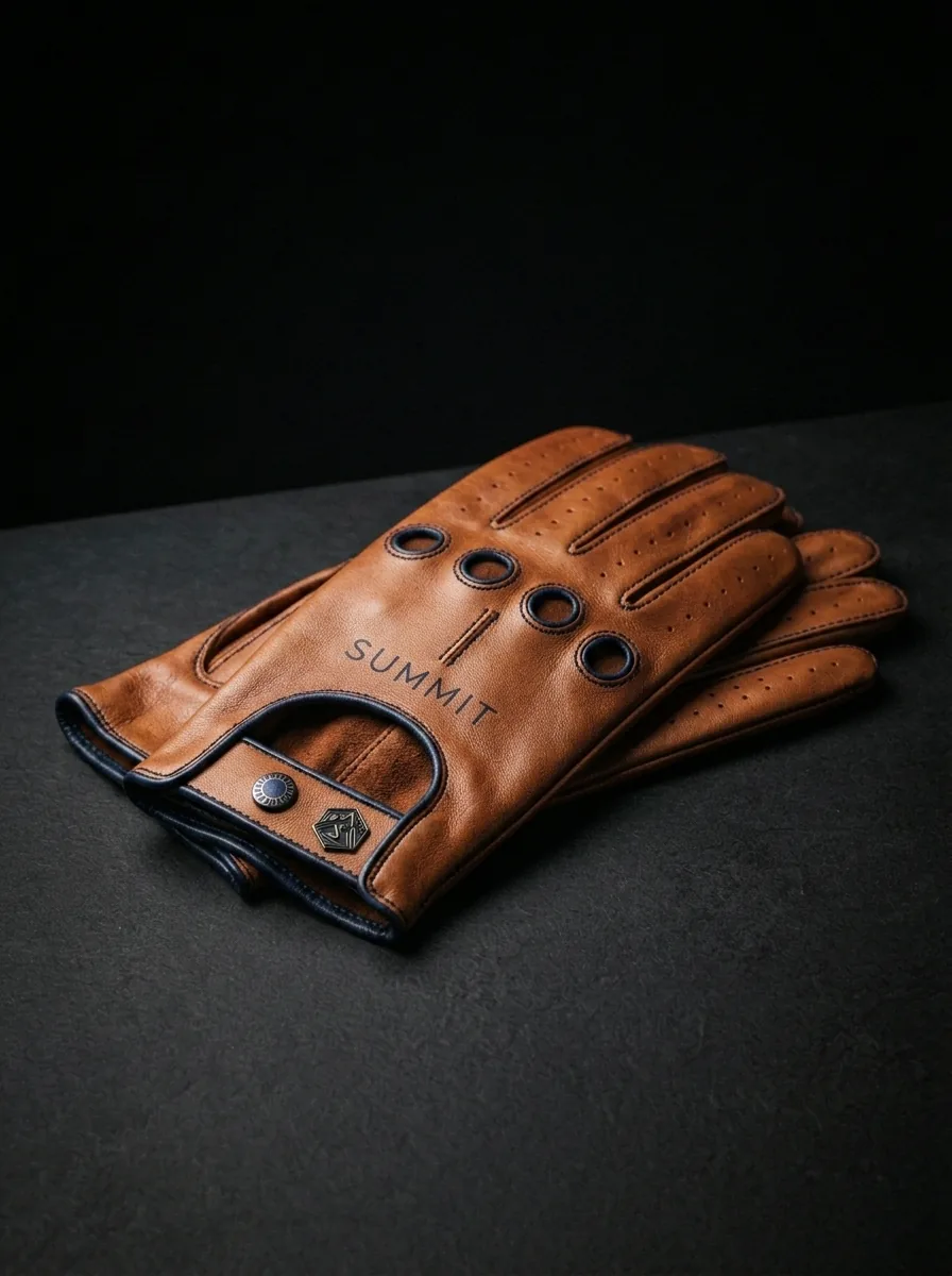 Rust Driving Glove custom sports gloves product shot