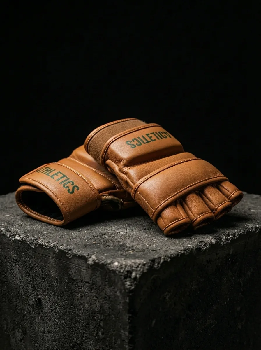 Tan MMA Glove custom sports gloves product shot