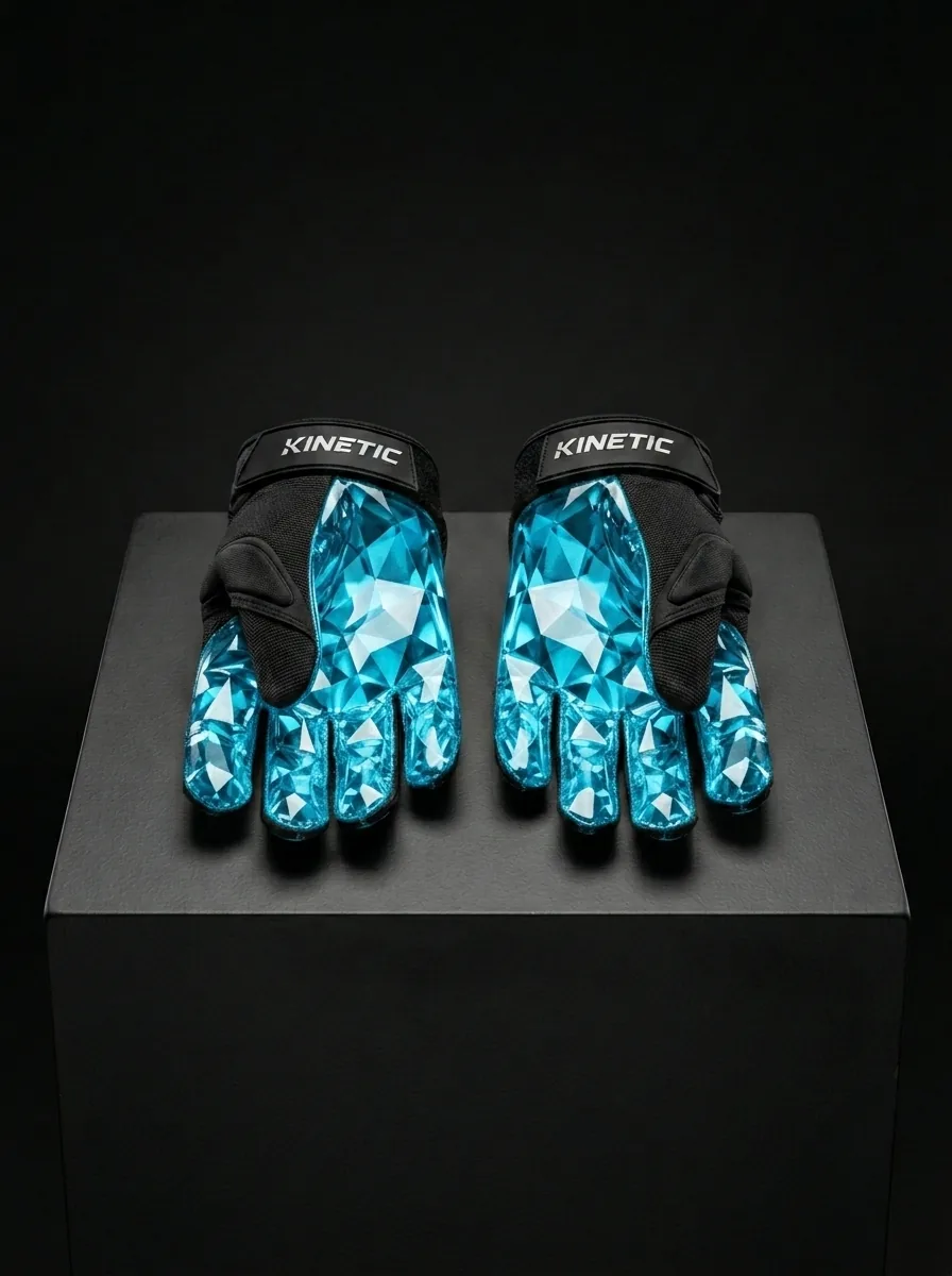 Cyan Camo Sport Glove custom sports gloves product shot