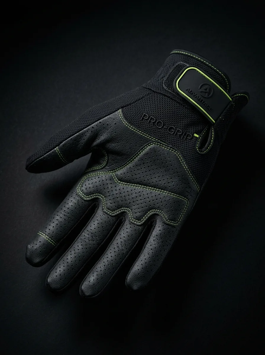 Black Tennis Glove custom sports gloves product shot
