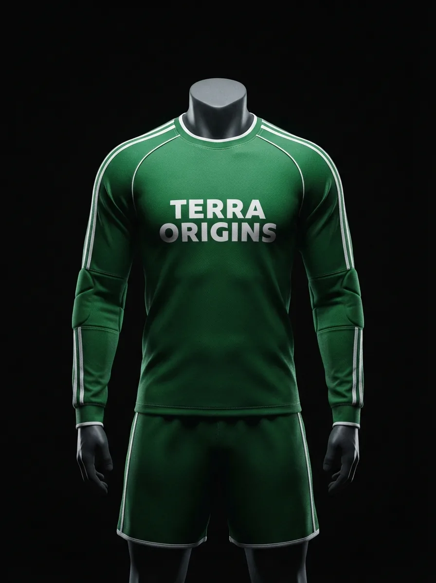Forest Classic custom goalkeeper kit on a mannequin