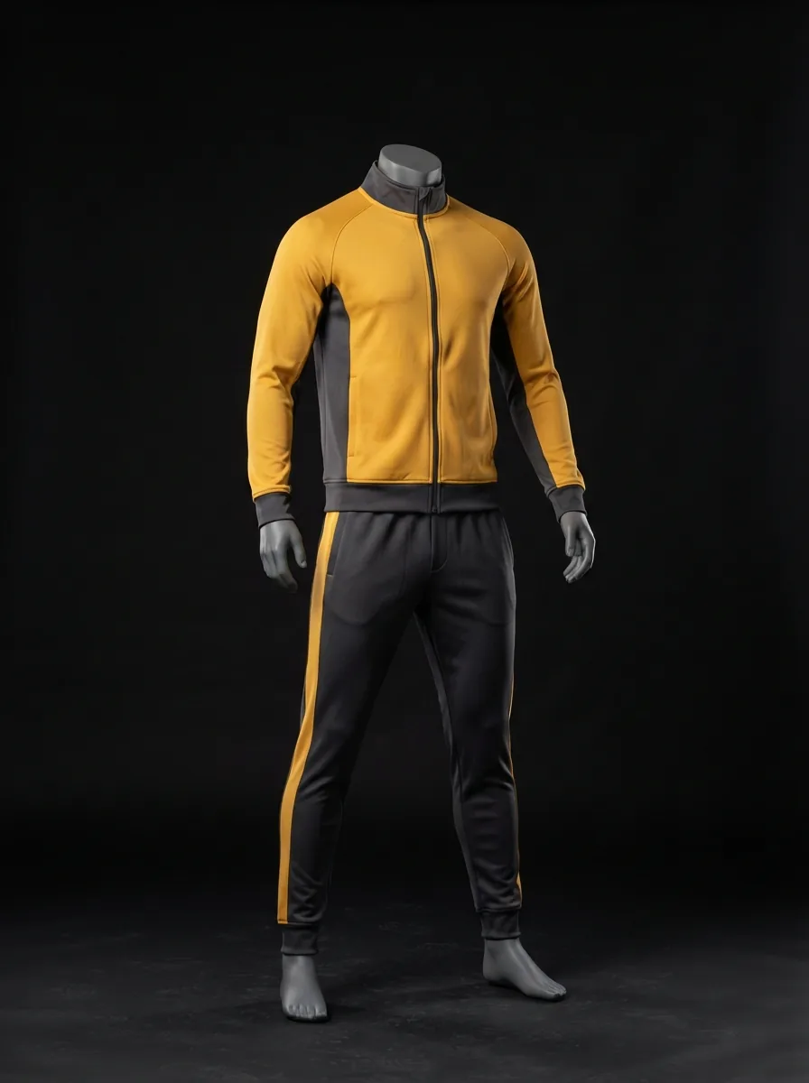 Amber Track Set custom gym and training apparel on a mannequin