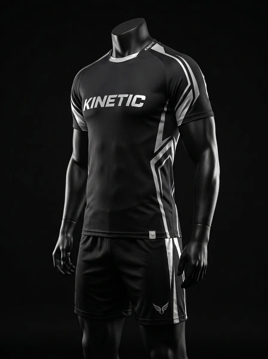 Kinetic Mono custom volleyball uniform mannequin mockup